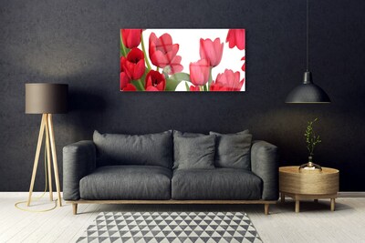 Pintura em vidro Tulipas Flores Planta