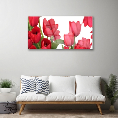 Pintura em vidro Tulipas Flores Planta