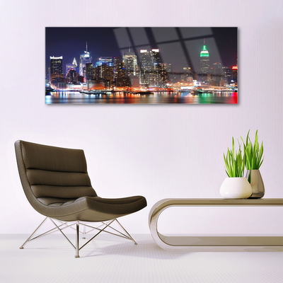 Quadro de vidro Arranha-céus Casas da Cidade