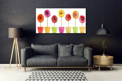 Pintura em vidro Flores Planta Natureza
