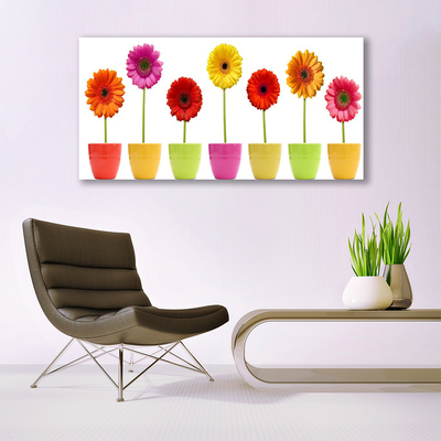 Pintura em vidro Flores Planta Natureza