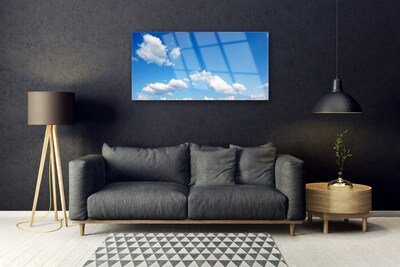 Quadro de vidro Céu Nuvens Paisagem