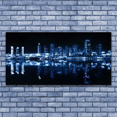 Pintura em vidro Arranha-céus Casas da Cidade