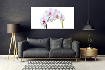 Pintura em vidro Orquídea Flores de Orquídea