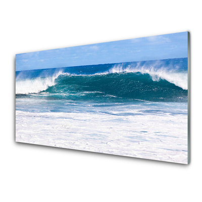 Pintura em vidro Mar Onda Água Oceano