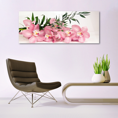 Pintura em vidro Spa Flores de Orquídea