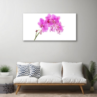 Pintura em vidro Flor de orquídea Orquídea