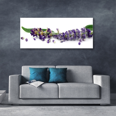 Pintura em vidro Natureza morta de lavanda