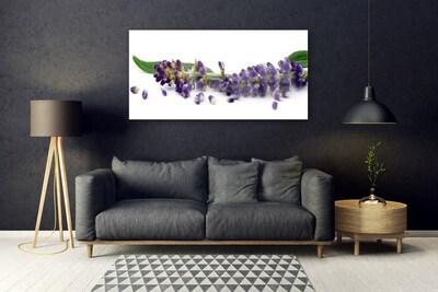 Pintura em vidro Natureza morta de lavanda