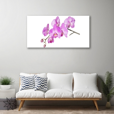 Pintura em vidro Orquídea Flores de Orquídea