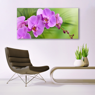 Pintura em vidro Orquídea Flores de Orquídea