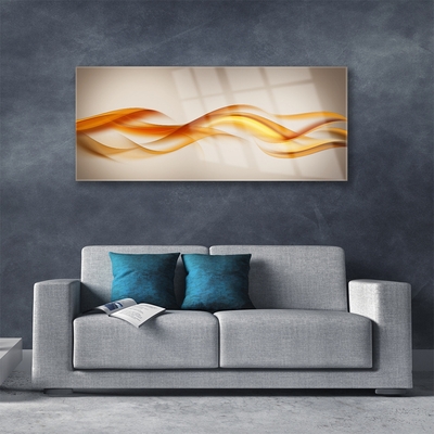 Quadro de vidro Abstração Ondas Arte Arte