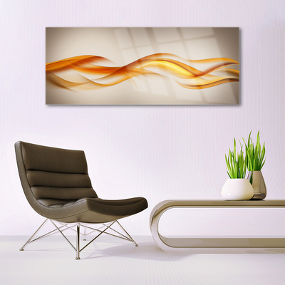 Quadro de vidro Abstração Ondas Arte Arte