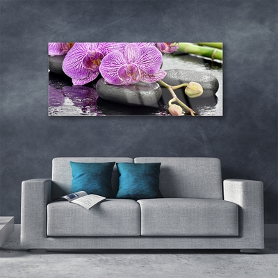 Quadro de vidro Orquídea Zen Orquídea Spa