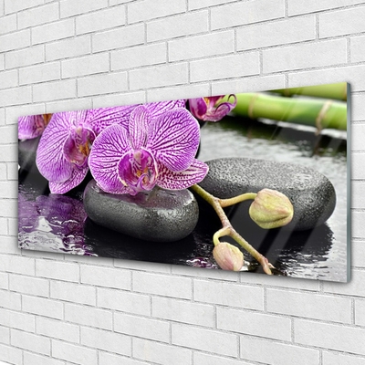 Quadro de vidro Orquídea Zen Orquídea Spa