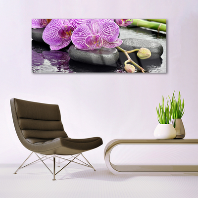 Quadro de vidro Orquídea Zen Orquídea Spa