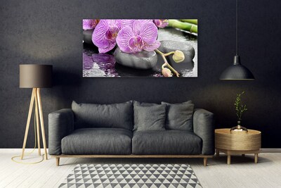 Quadro de vidro Orquídea Zen Orquídea Spa
