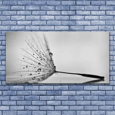 Pintura em vidro Sementes de dente-de-leão