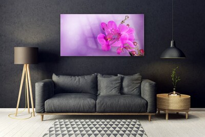Quadro de vidro Flores Pétalas Orquídea