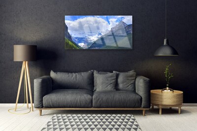 Quadro de vidro Paisagem montanhosa