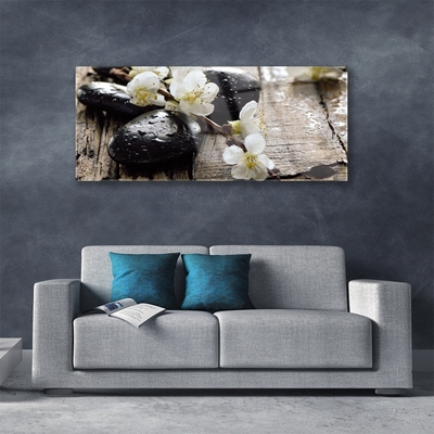 Quadro de vidro Flores Frutas Galho