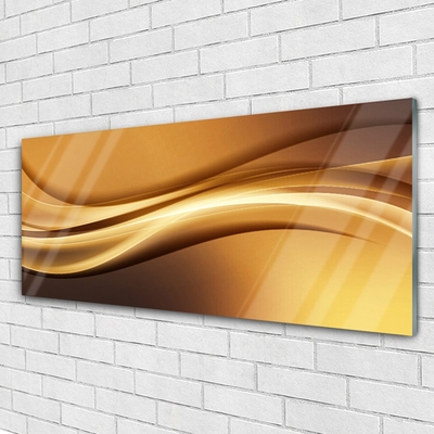 Pintura em vidro Abstração Ondas Arte Arte