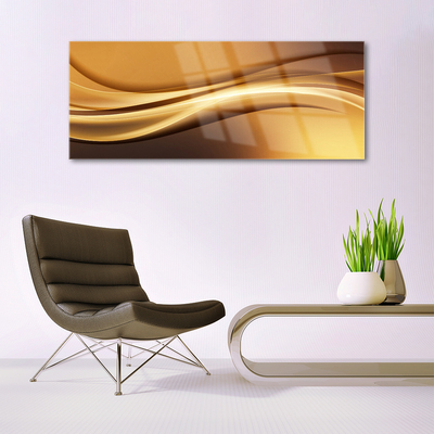 Pintura em vidro Abstração Ondas Arte Arte