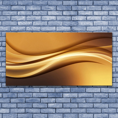 Pintura em vidro Abstração Ondas Arte Arte