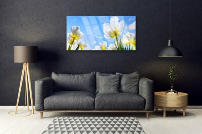 Quadro de vidro Plantas Flores Tulipas