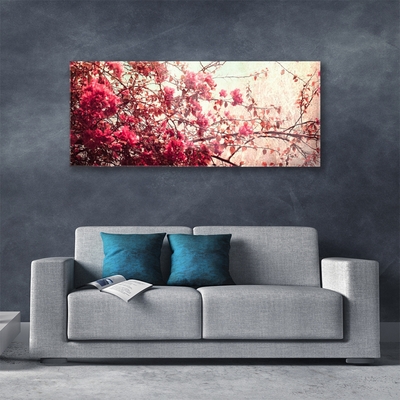 Pintura em vidro Ramos Folhas Natureza