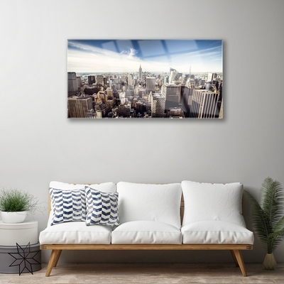 Quadro de vidro Arranha-céus da cidade Edifícios
