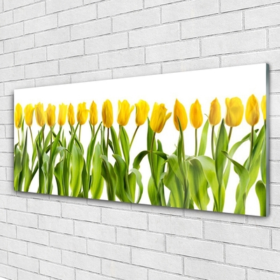 Pintura em vidro Tulipas Flores Natureza