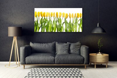 Pintura em vidro Tulipas Flores Natureza