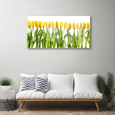 Pintura em vidro Tulipas Flores Natureza