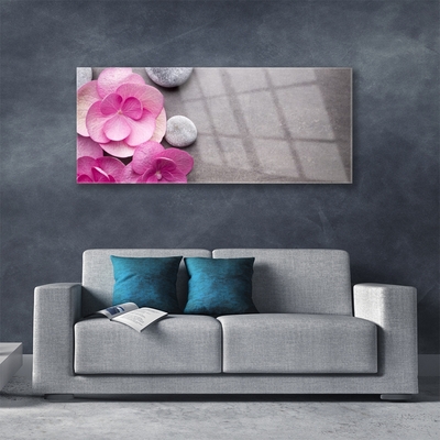 Quadro de vidro Aromaterapia de Flores Rosas