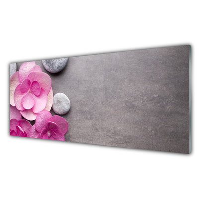 Quadro de vidro Aromaterapia de Flores Rosas
