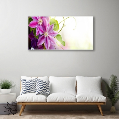 Pintura em vidro Flores Natureza Natureza
