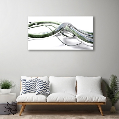 Pintura em vidro Abstração Ondas Arte Arte