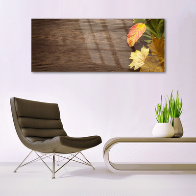 Quadro de vidro Folhas Flores Natureza