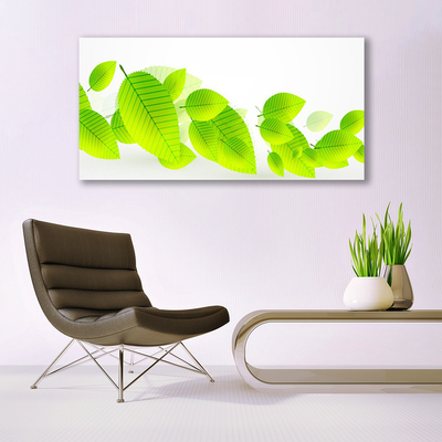 Quadro de vidro Folhas Flores Natureza