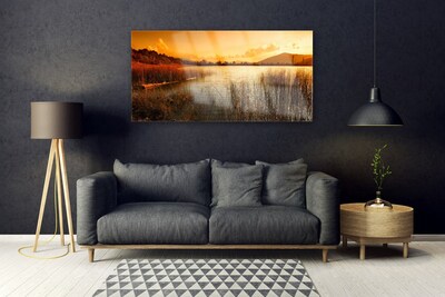 Quadro de vidro Paisagem do Lago Oeste
