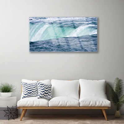 Pintura em vidro Cachoeira Natureza Água