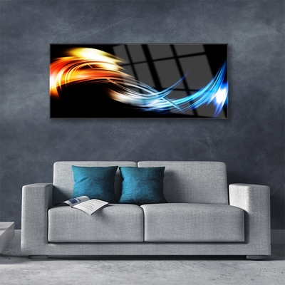 Quadro de vidro Arte Gráfica Abstrata