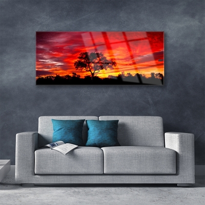 Pintura em vidro Paisagem Florestal Natureza