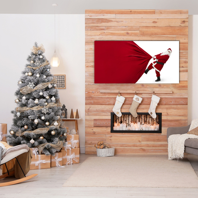 Pintura em vidro Presentes de Natal do Papai Noel