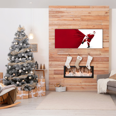 Pintura em vidro Presentes de Natal do Papai Noel