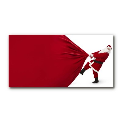 Pintura em vidro Presentes de Natal do Papai Noel