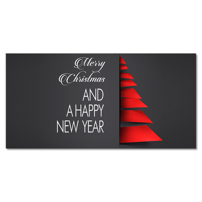 Pintura em vidro Decoração abstrata para árvore de Natal