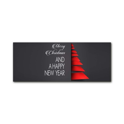 Pintura em vidro Decoração abstrata para árvore de Natal