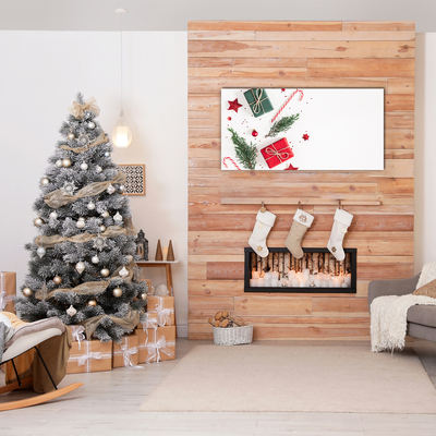 Pintura em vidro Presente Doces Enfeites Natal